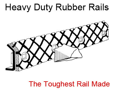 Heavy Duty Rubber Rails